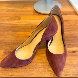 Michael Kors Plum Suede Pumps, Size 6
